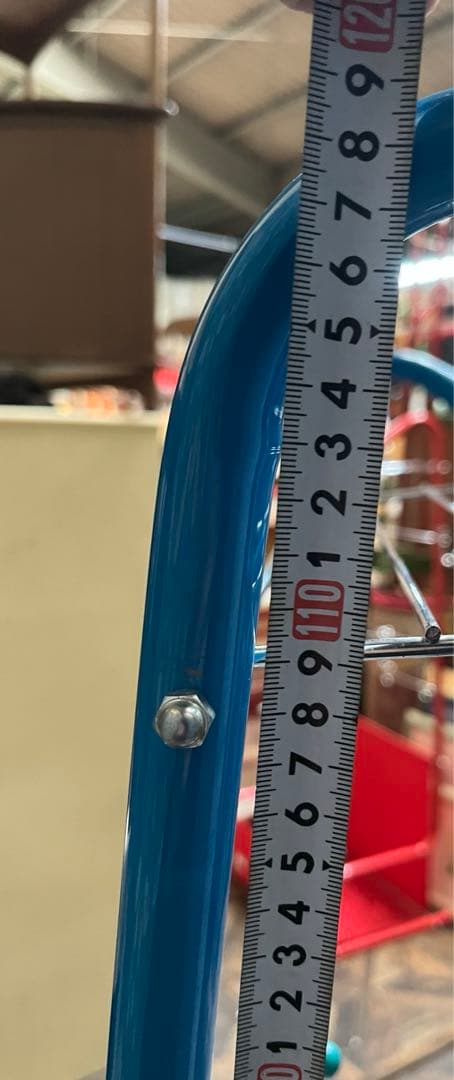 青 ハンガーラック レトロポップ インテリア アンティーク 当時物 昭和レトロ