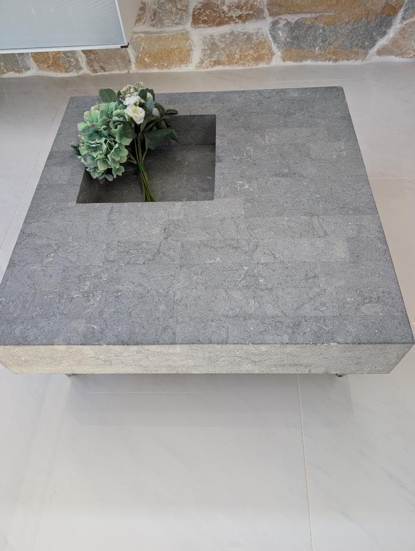 [美品]フクラ HUKLA スクエアセンターテーブル80×80