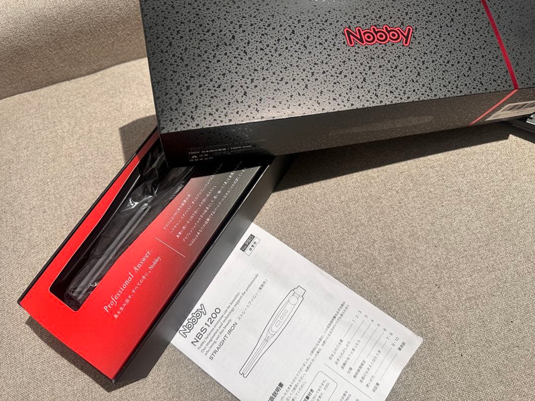 Nobby ストレートヘアアイロンNBS1200