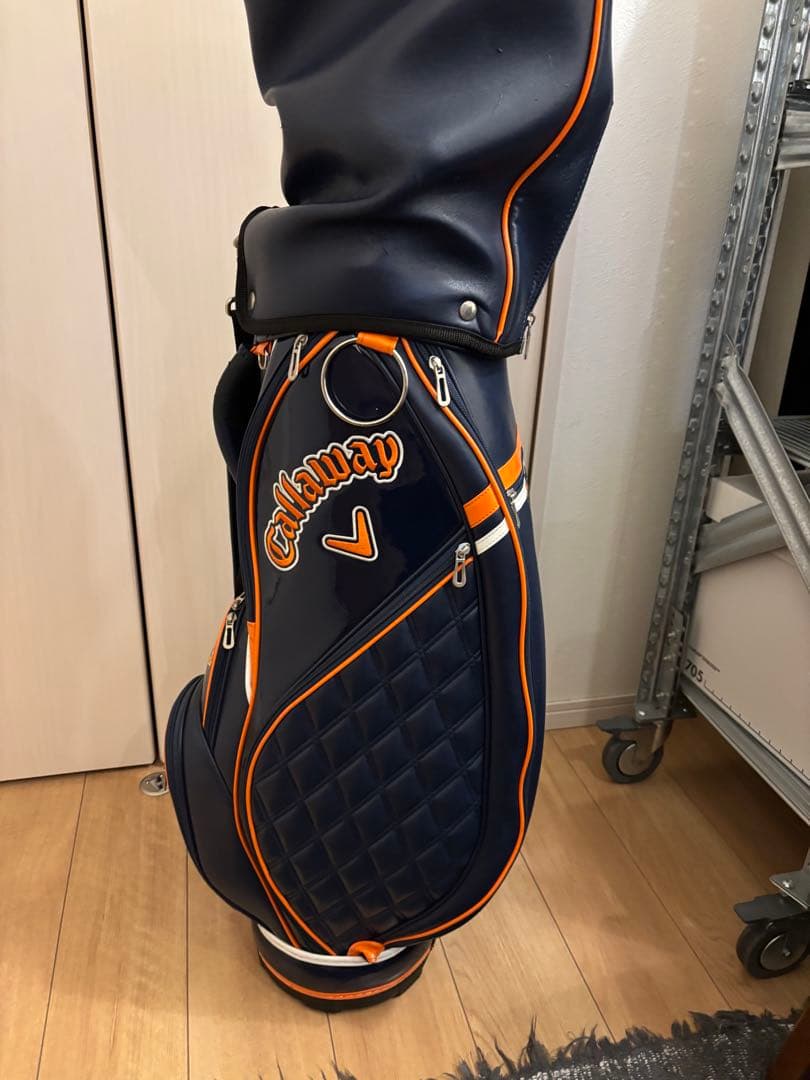 Callaway　キャディーバッグ　ネイビー/オレンジ