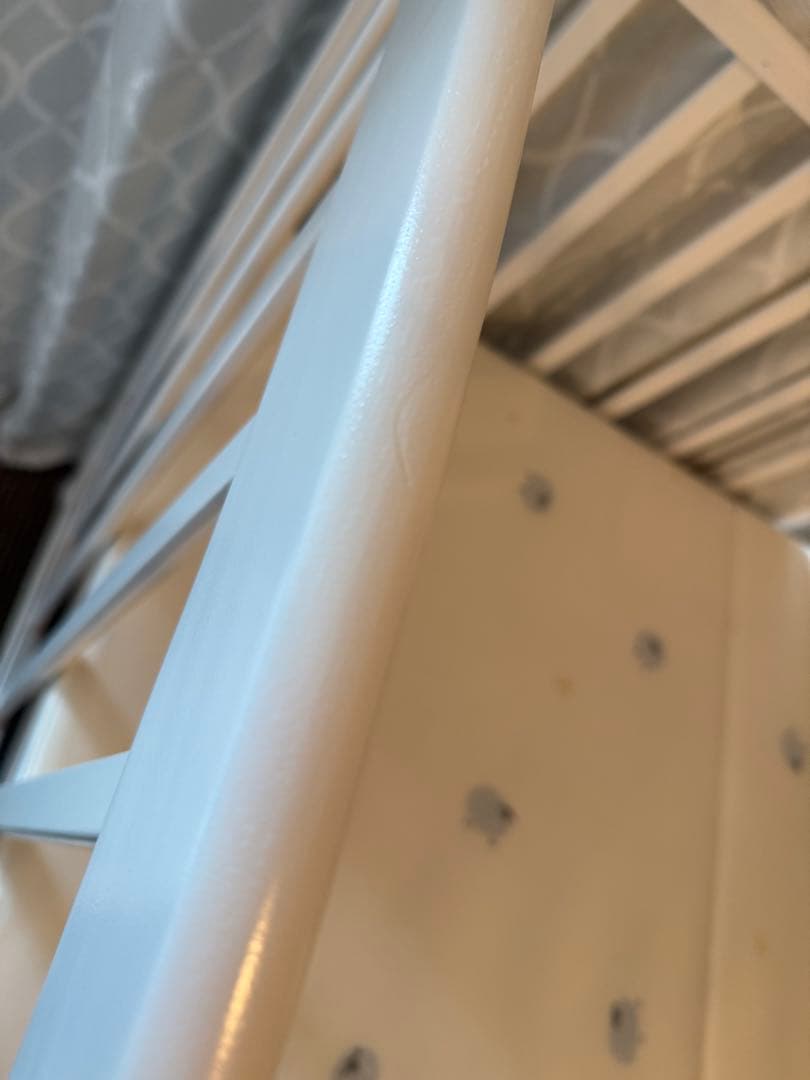 港区★超美品　ハイポジション ベビーベッド アーチⅡ+マットレス＋サイドパット