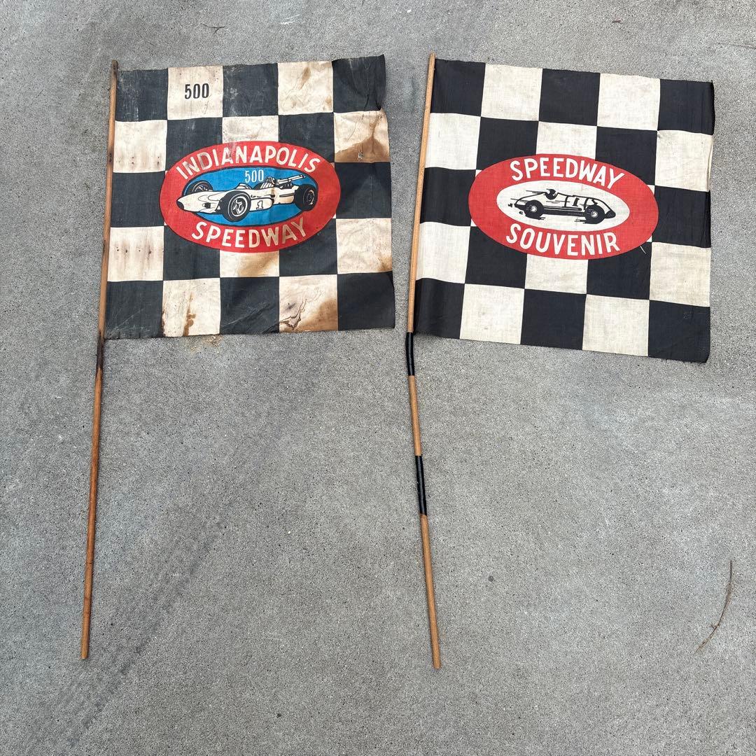 インディアナポリス500 フラッグセット　チェッカーフラッグ　スーベニア