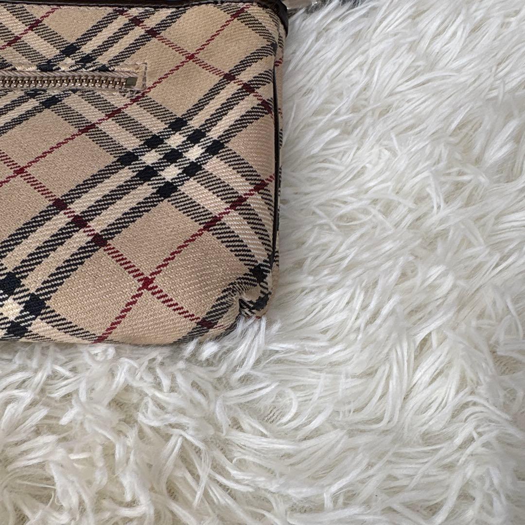 バーバリー ブルーレーベル ショルダーバッグ ノバチェック ポーチ 2way