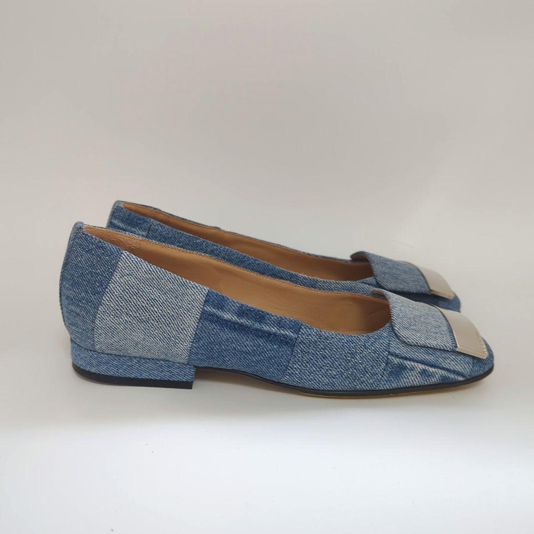 未使用級✨sr1 Sergio Rossi バレリーナ フラットシューズ 限定品