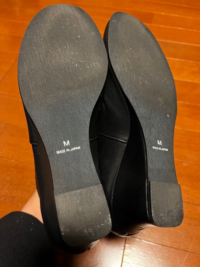 リミフゥ LIMI feu レザーショートブーツ 靴ブーティー