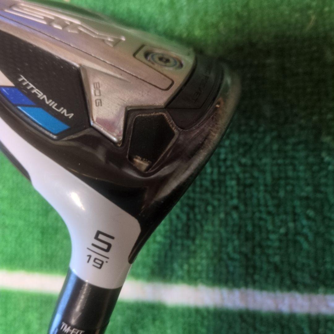 SIM 5番フェアウェイウッド 19° チタン　マルチスリーブ