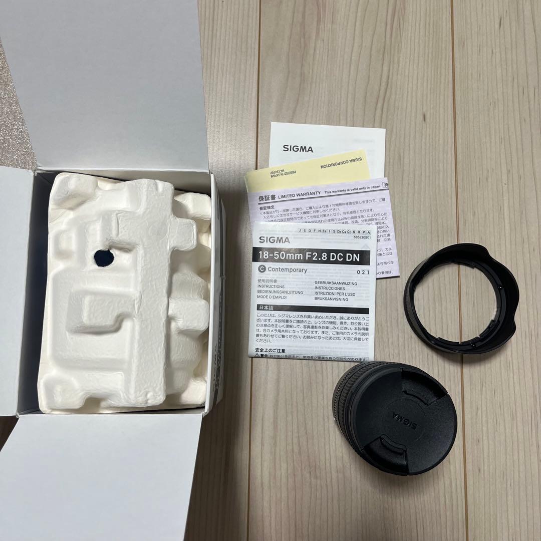 SIGMA 18-50mm F2.8 DC DN ソニーEマウント　シグマ