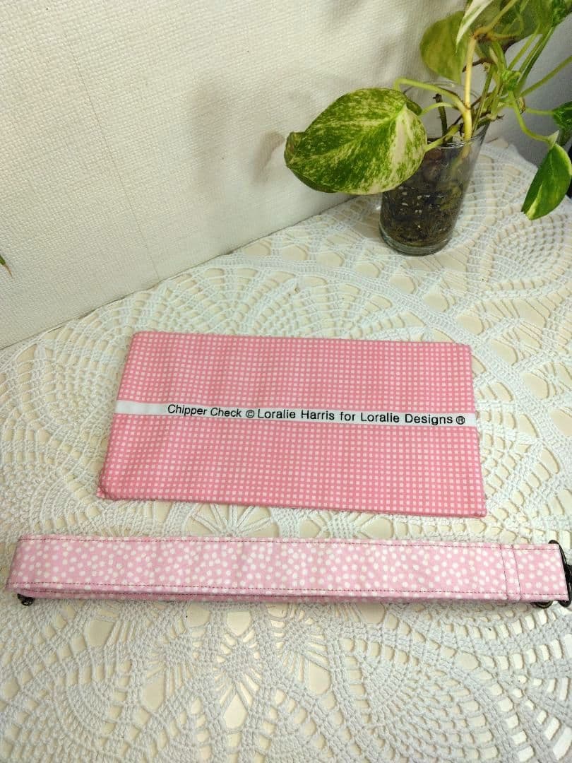 専用＊刺繍・ポケット付きショルダーバッグ&ポーチ＊ロラライハリス