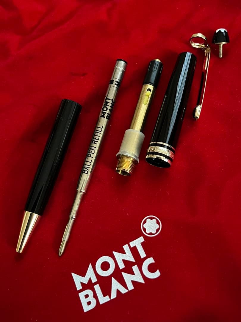 美品‼️モンブランボールペン マイスターシュテュック164ゴールド❗️綺麗です‼️