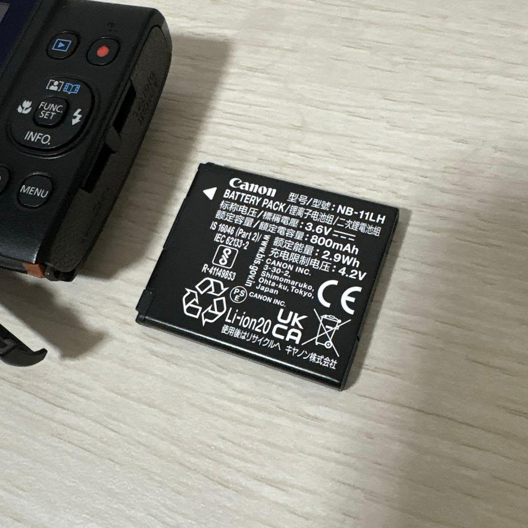 【極美品】canon ixy650m BK 箱付き バッテリー 充電器 付属品