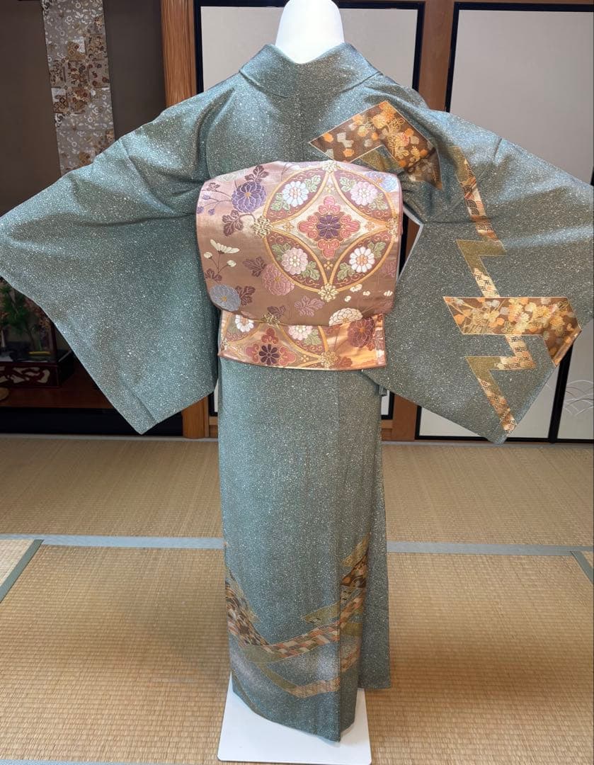 正絹たたき染め上品な訪問着