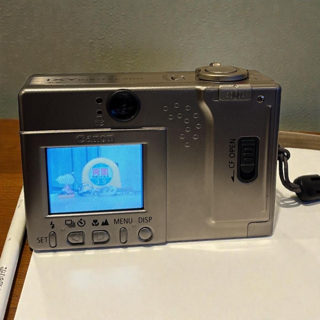 【美品レトロ】Canon IXY DIGITAL 200 シルバー　完動品