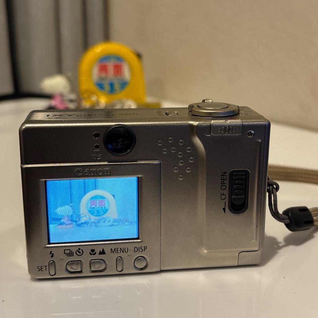 【美品レトロ】Canon IXY DIGITAL 200 シルバー　完動品
