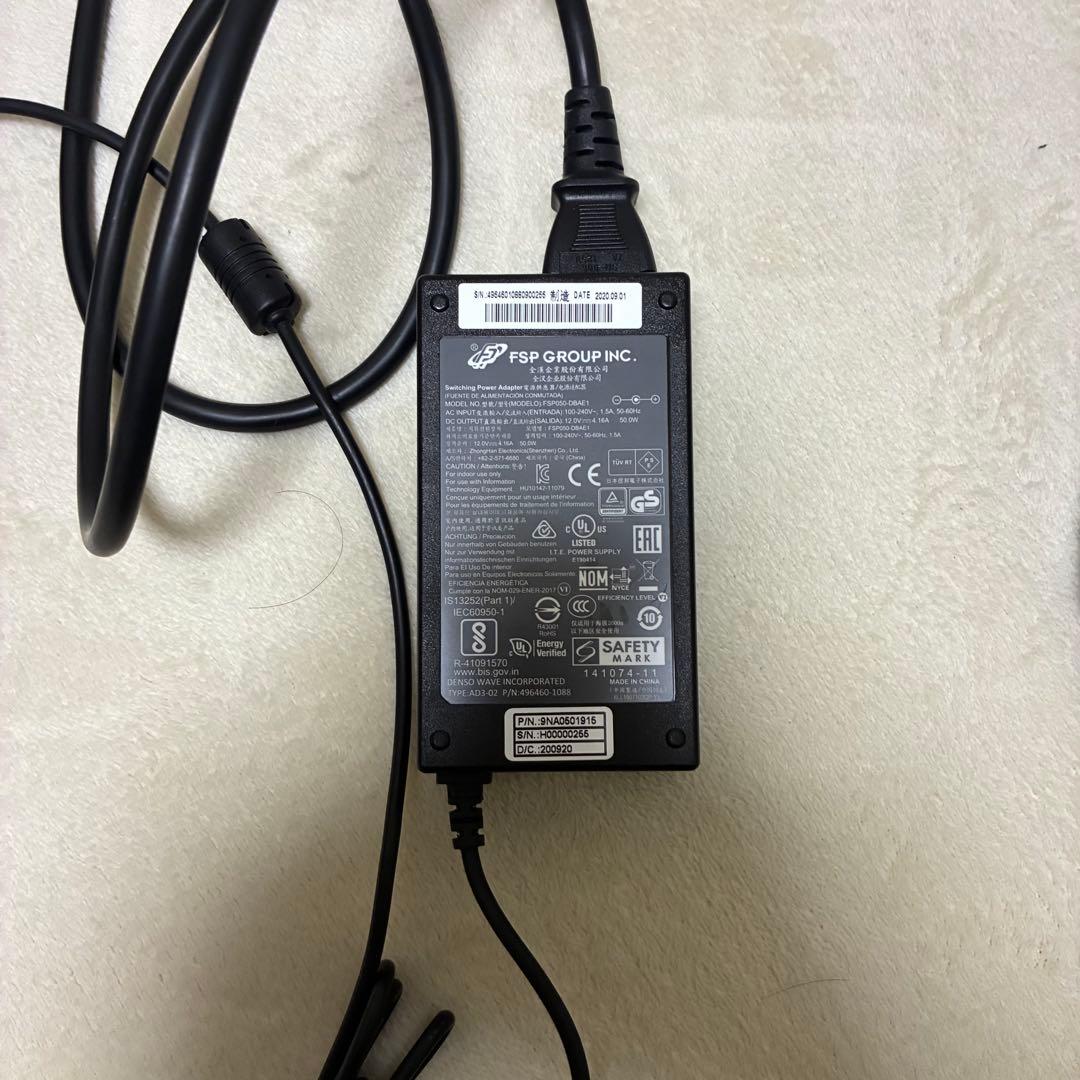 デンソーウェーブ CH-M80-4 4連充電器　BHT-M80用　ACアダプタ付