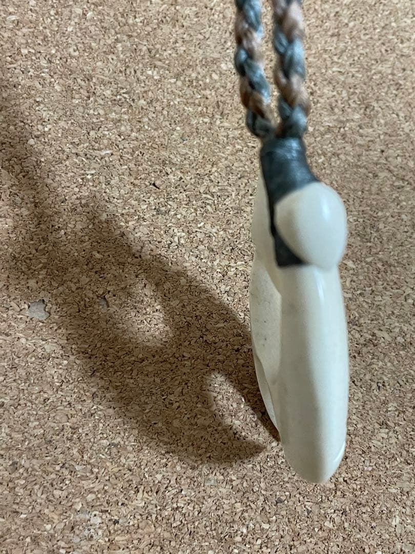 ボーンカービングネックレス(sw41)マッコウ値下げ