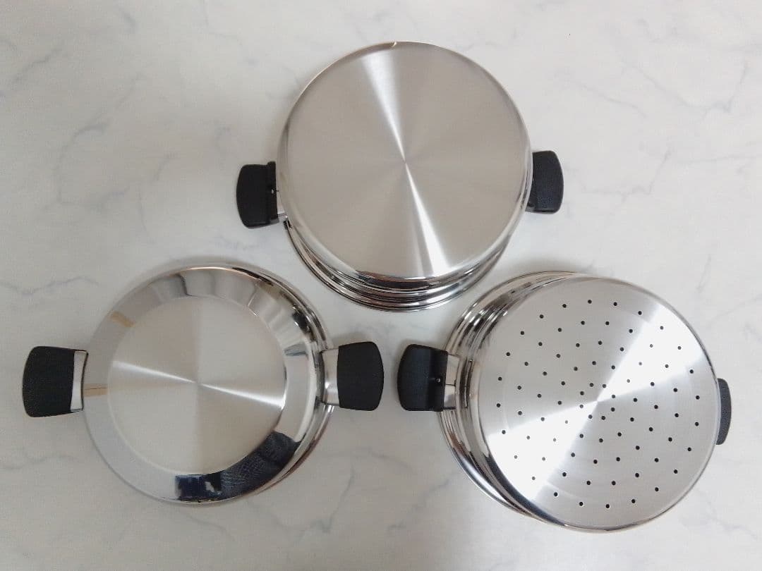 未使用 Amway 6L シチューパン 現行型 アムウェイ 両手鍋 IH対応 ②