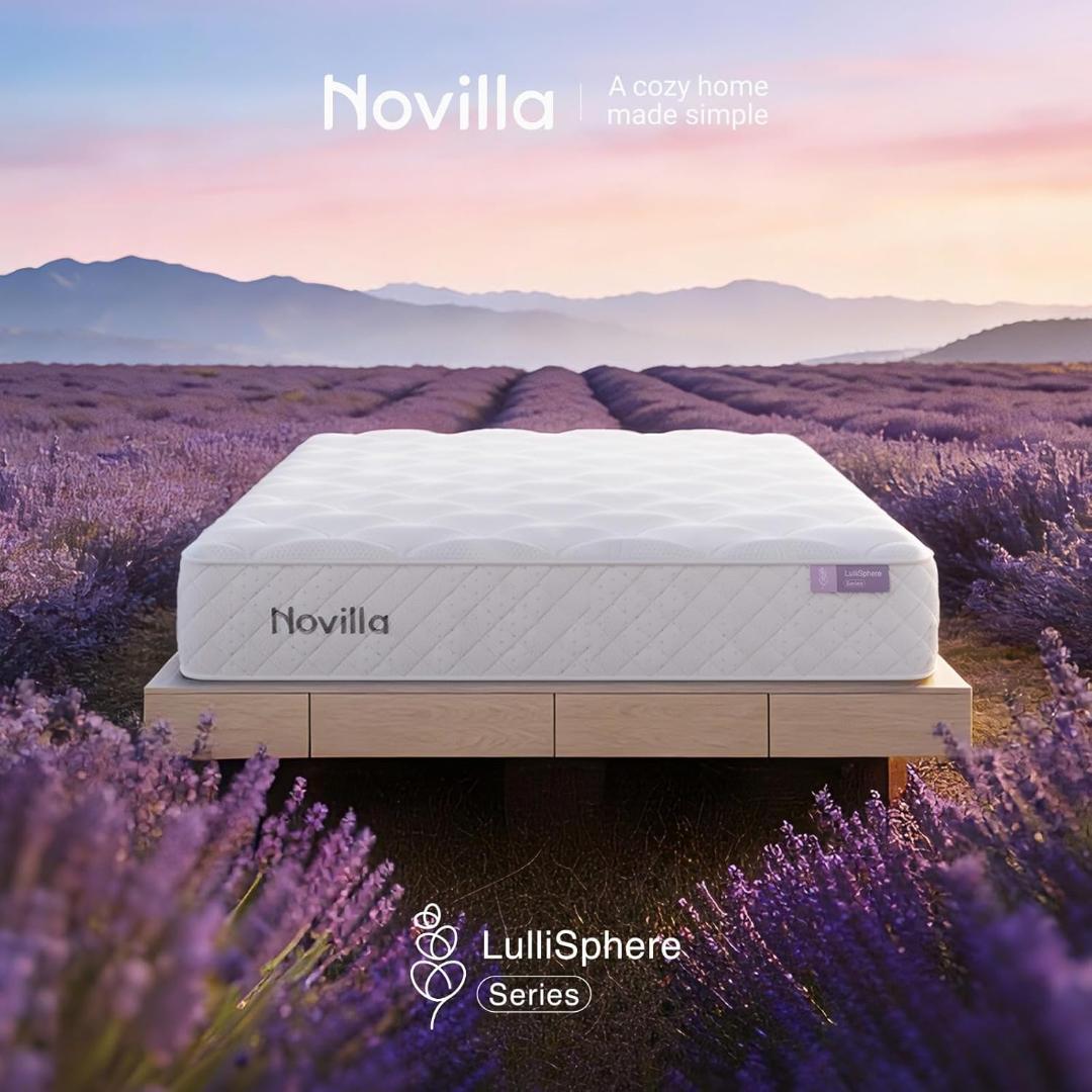 マットレス シングル 天然ラベンダー硬めコイル 180N 97×195×22cm