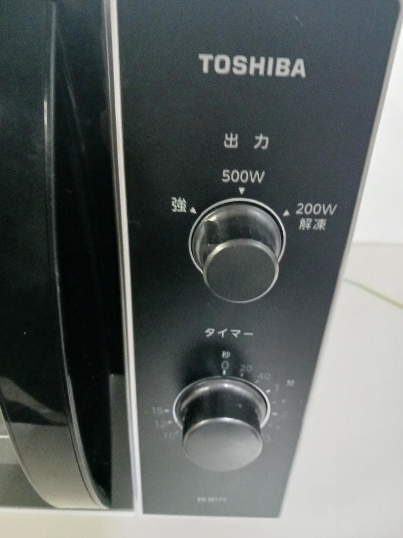 TOSIBA 電子レンジ 2024年式 動作確認済み 美品 ホワイト K12
