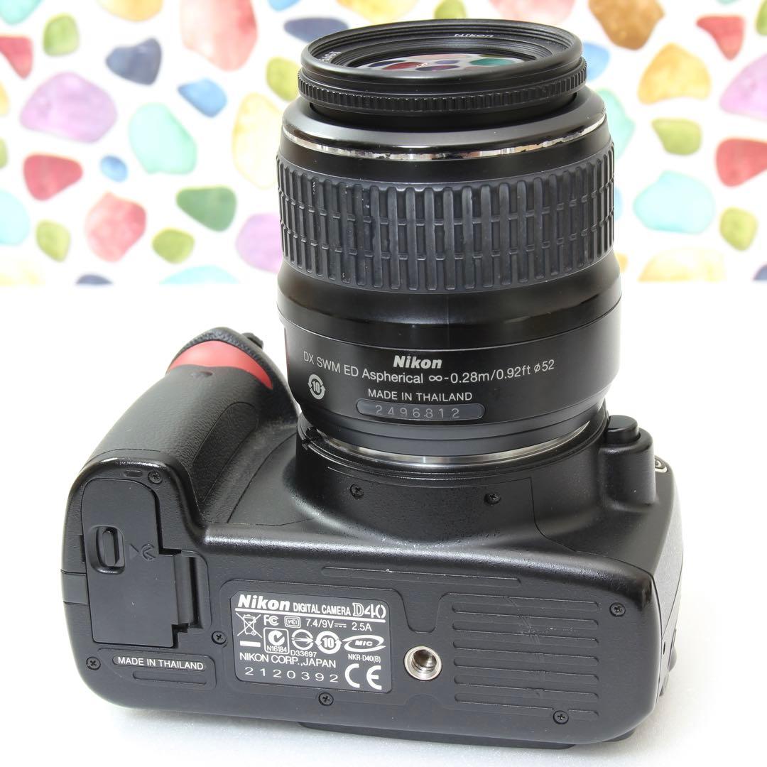 ♥︎◇Nikon D40 ◇大人気一眼レフ♪ ◇スマホ転送♪