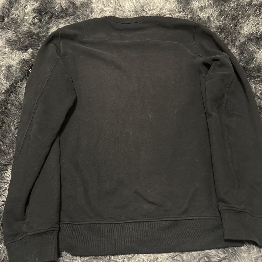 STONE  黒 クルーネック トレーナー