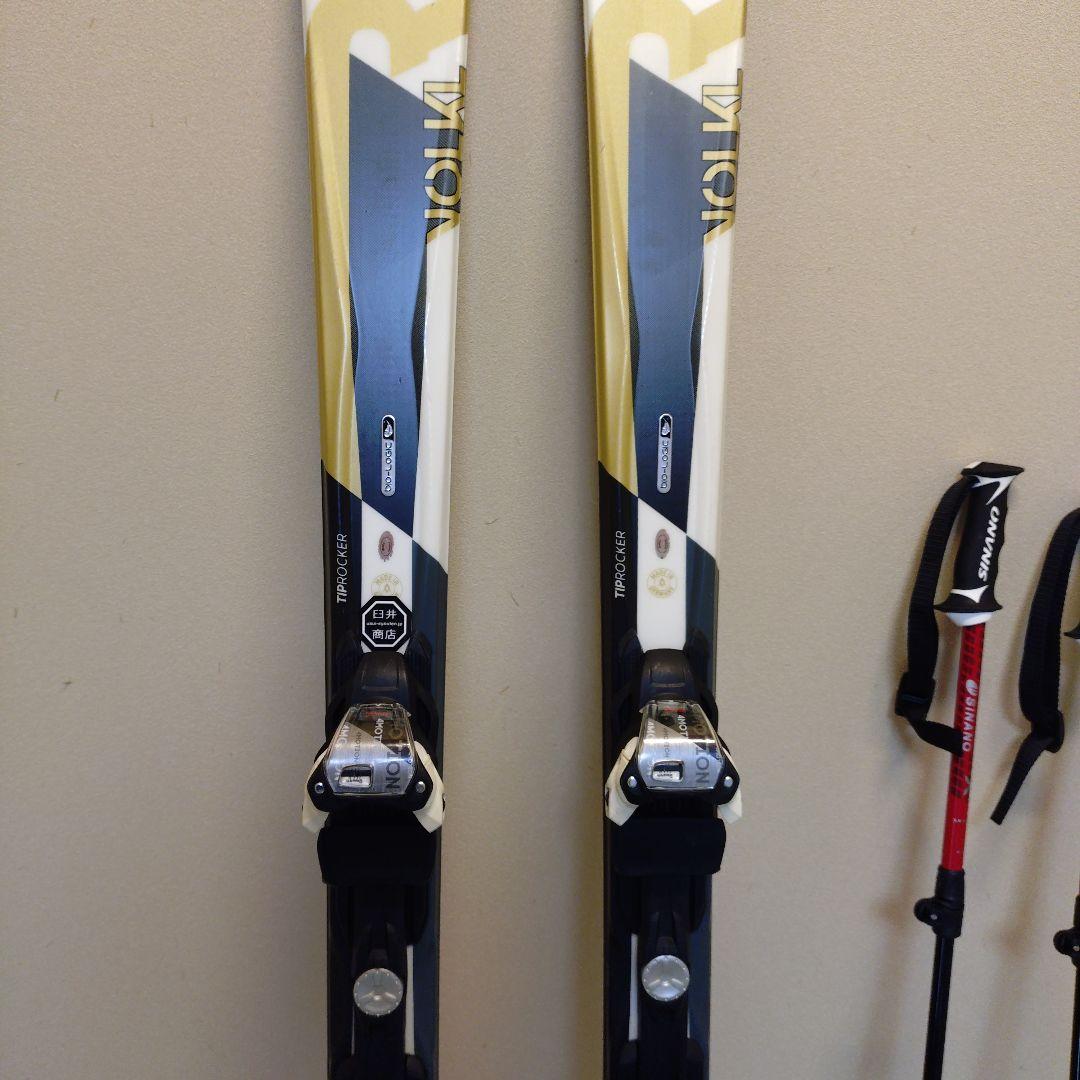 【週末セール】スキーセット　メンズ　サロモン155ブーツ27　シナノストック