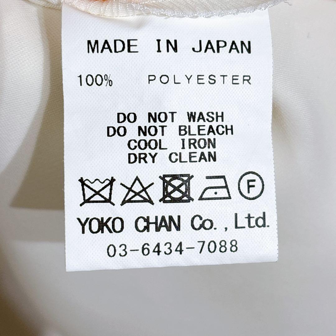 yokochan ヨーコチャン　ビッグリボン　ブラウス　フリル　シャツ　ホワイト