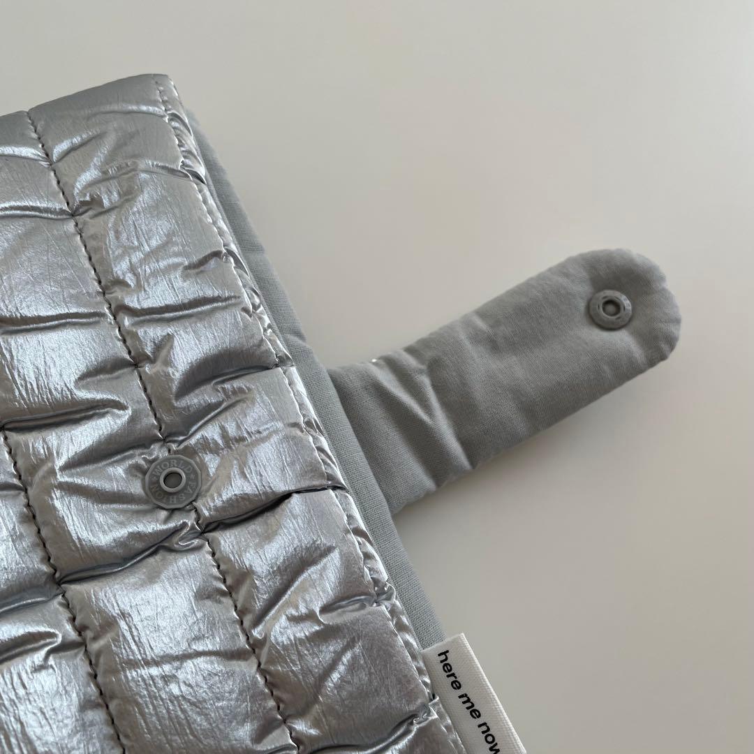 早い者勝ち　韓国　バインダー　カバー　貯金　リフィル　A6 シルバー