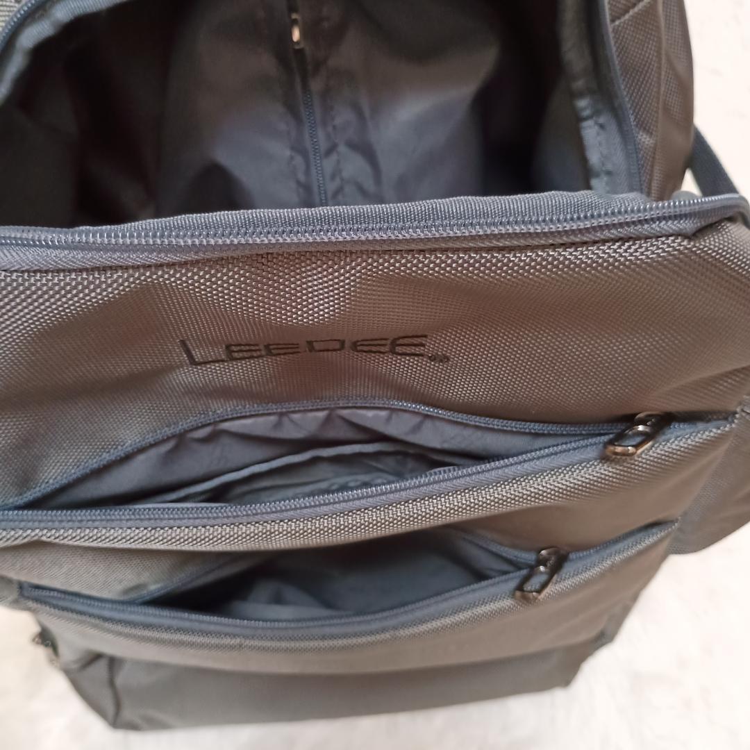 LeeDee 2way静音キャリーバッグ グレー 機内持込みサイズ キャスター付