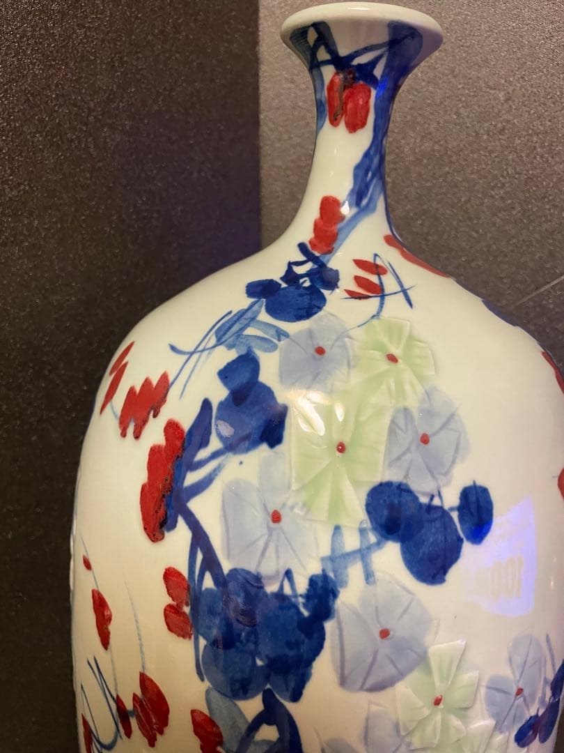 大人気　特大　69cm 景徳鎮　美術工芸　飾壺　花瓶　陶磁器 中国美術品