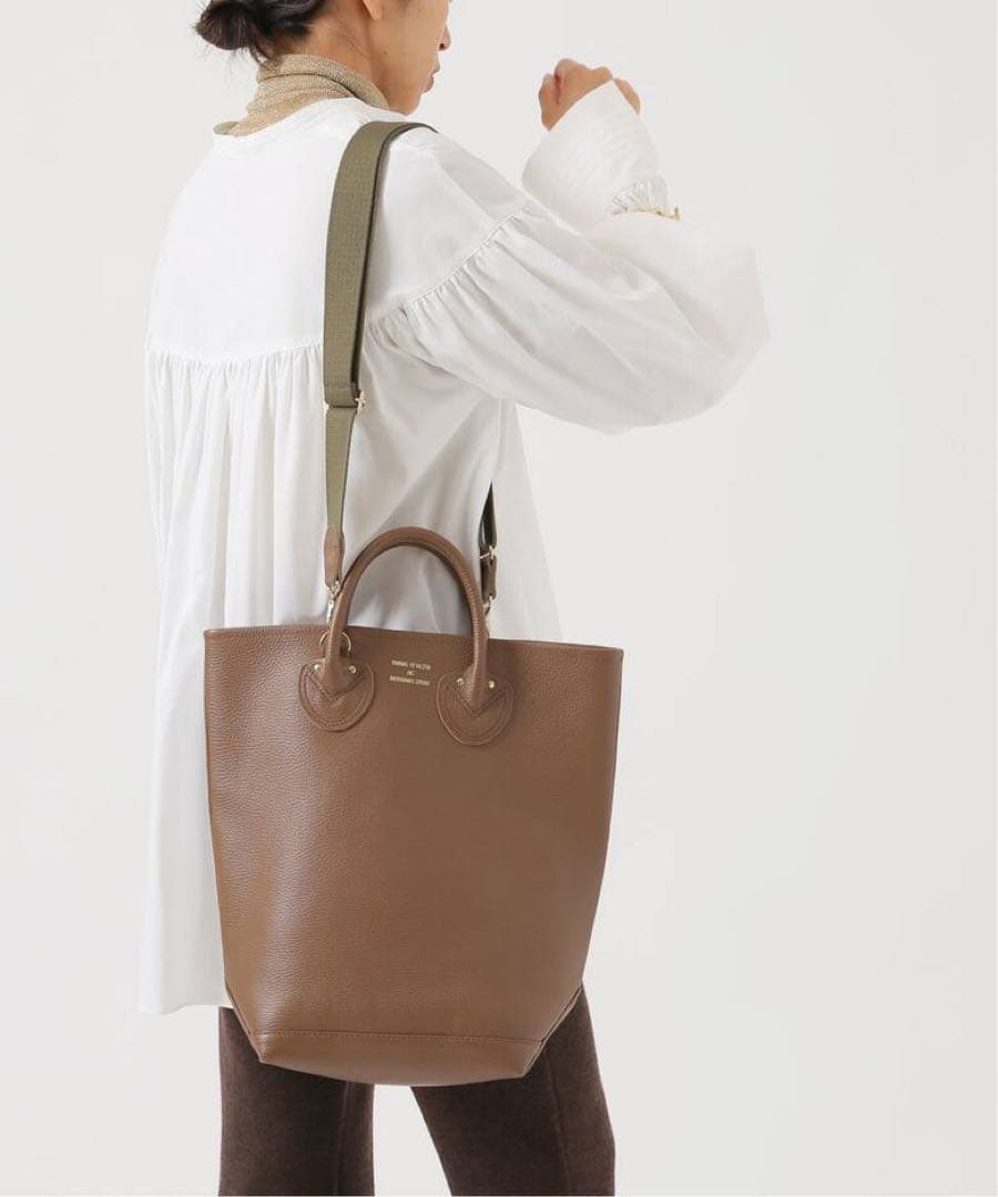 バッグ YOUNG&OLSEN EMBOSSED LEATHER HAVERSACK M