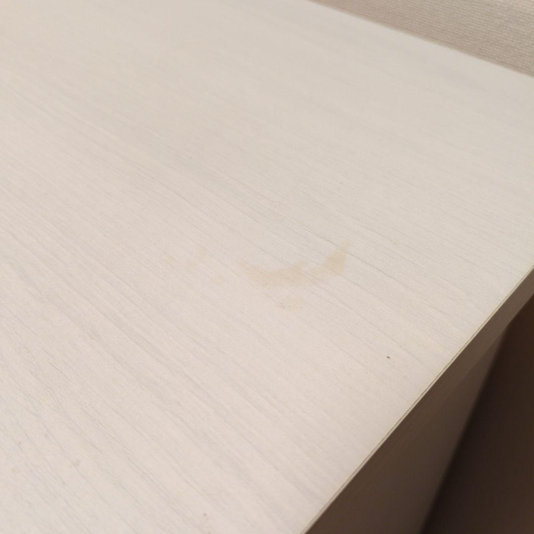 姫　　ホワイト 木製 3段チェスト