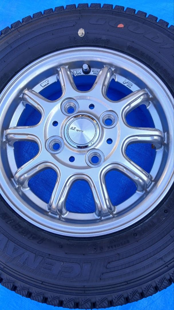 スズキ キャリイ スタッドレスタイヤ・アルミホイール 12インチ 4本セット