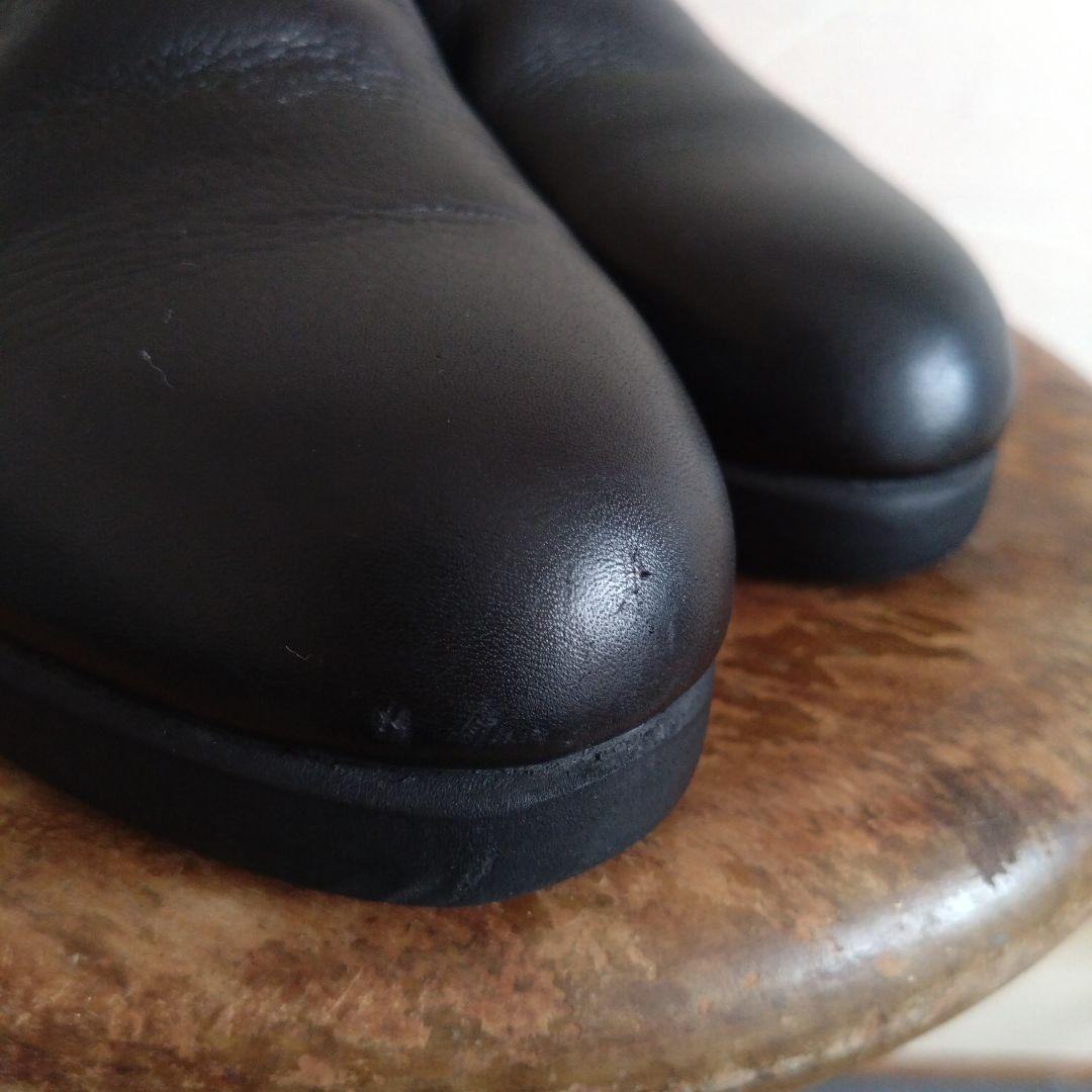 JURGEN LEHL ヨーガンレール　レザー　ショートブーツ　黒　23.5