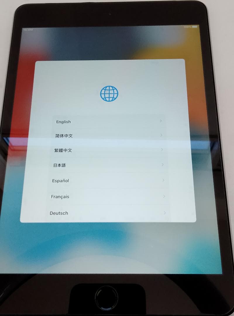 Apple iPad mini4 バッテリー容量85％ A1550