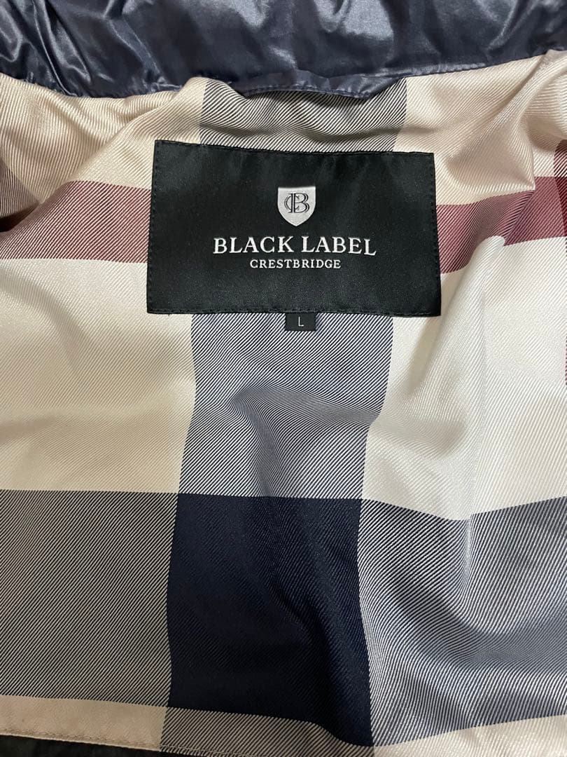 BLACK LABEL CRESTBRIDGE ダウンジャケットL　ネイビー