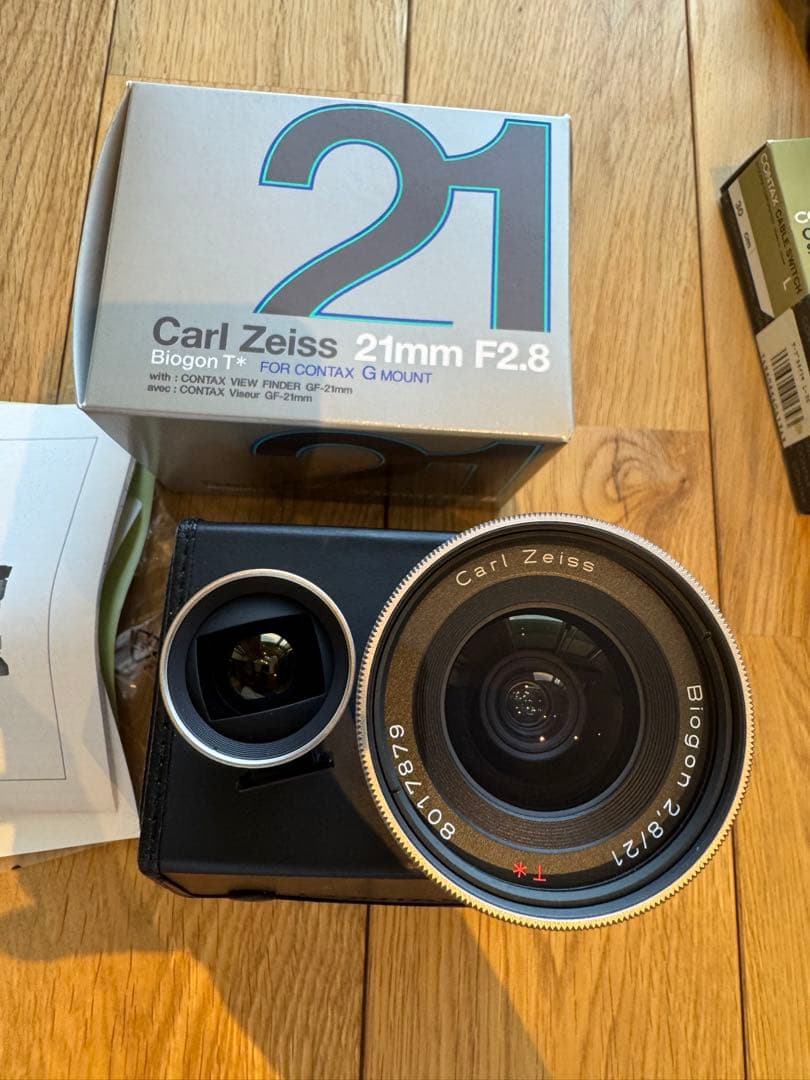 CONTAX G2 AFレンジファインダーカメラ レンズ4本、ストロボ、レリーズ