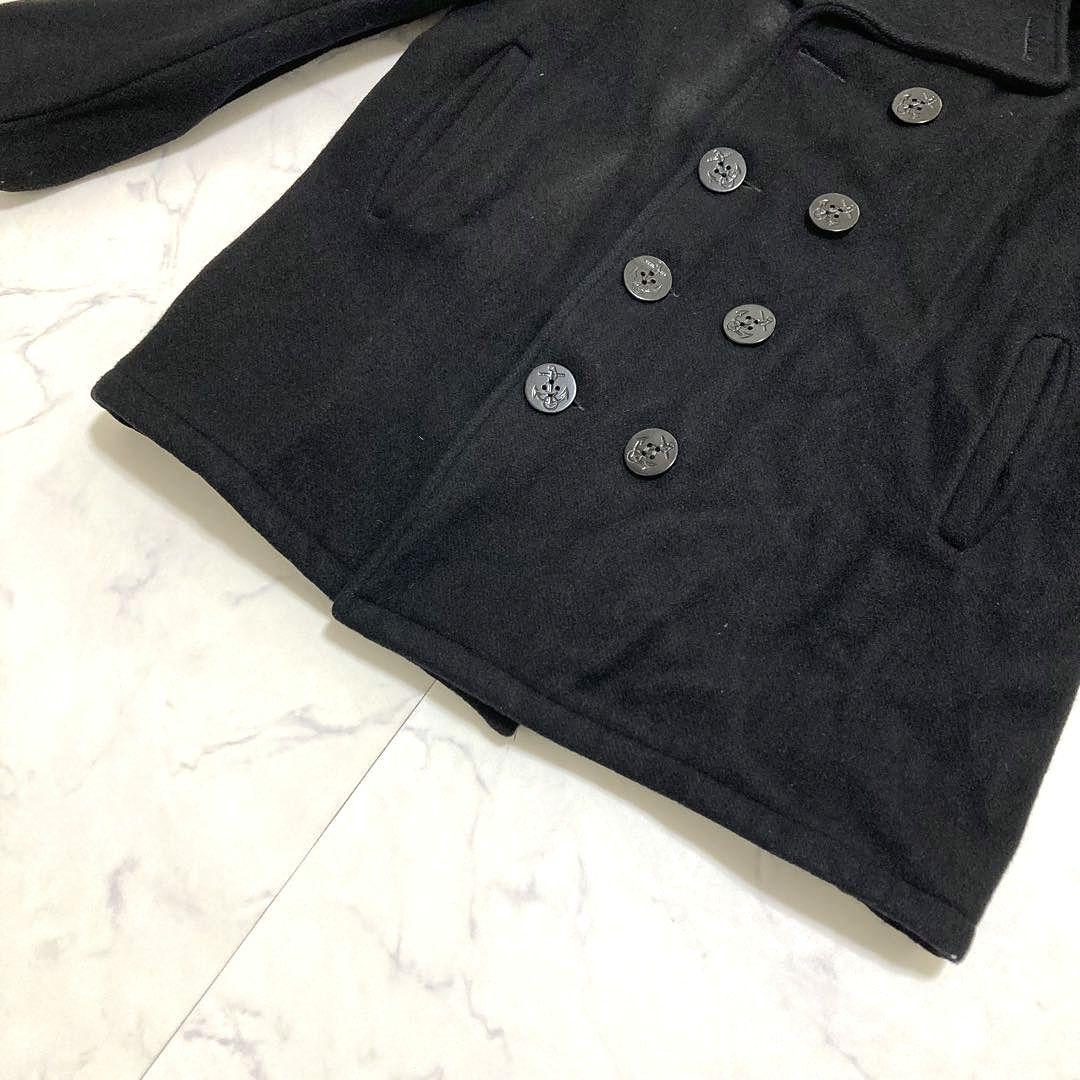 Schott メンズ ピーコート 740N メルトンウール キルティング 42