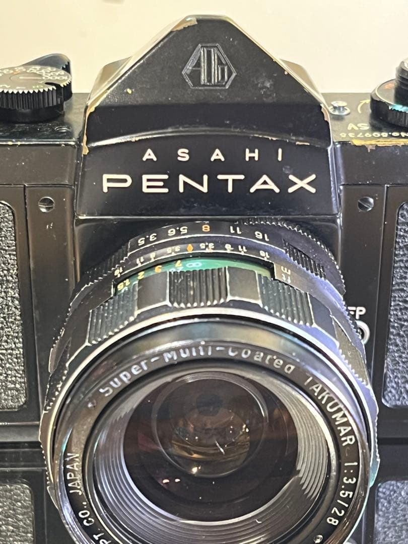 PENTAX SV ブラック + SMC TAKUMAR 28mmF3.5 緑窓