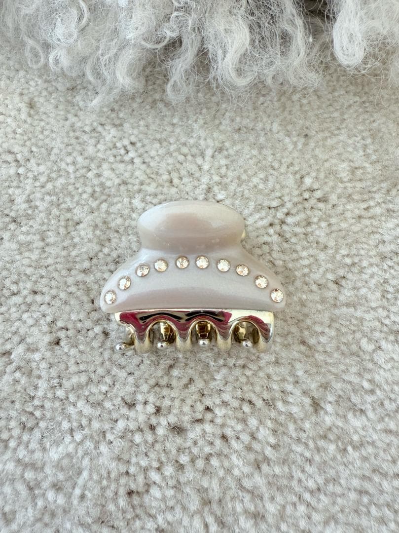 acca アッカ ヘアクリップ L・Sセット ベージュ ティアラクィーン