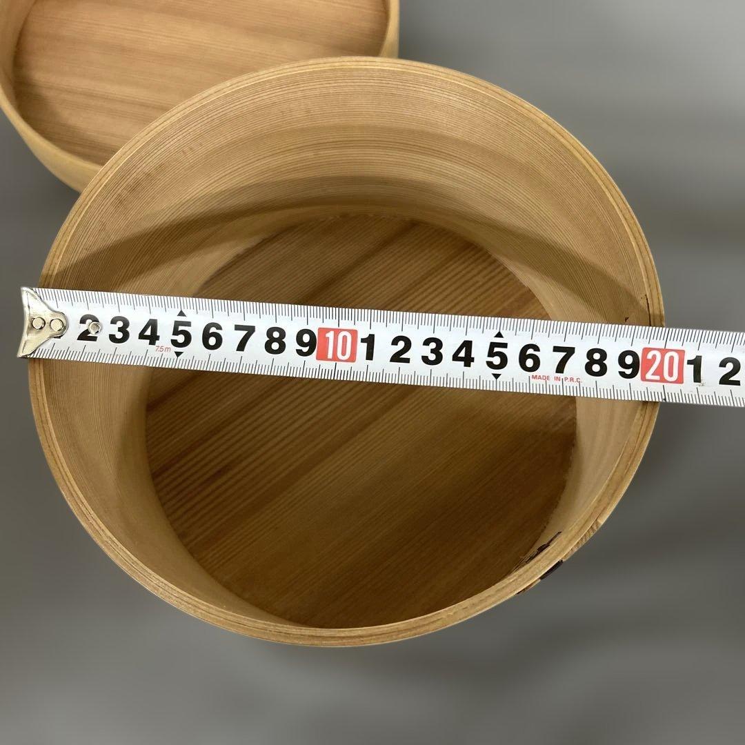 木製 円形 曲げわっぱ 20cm