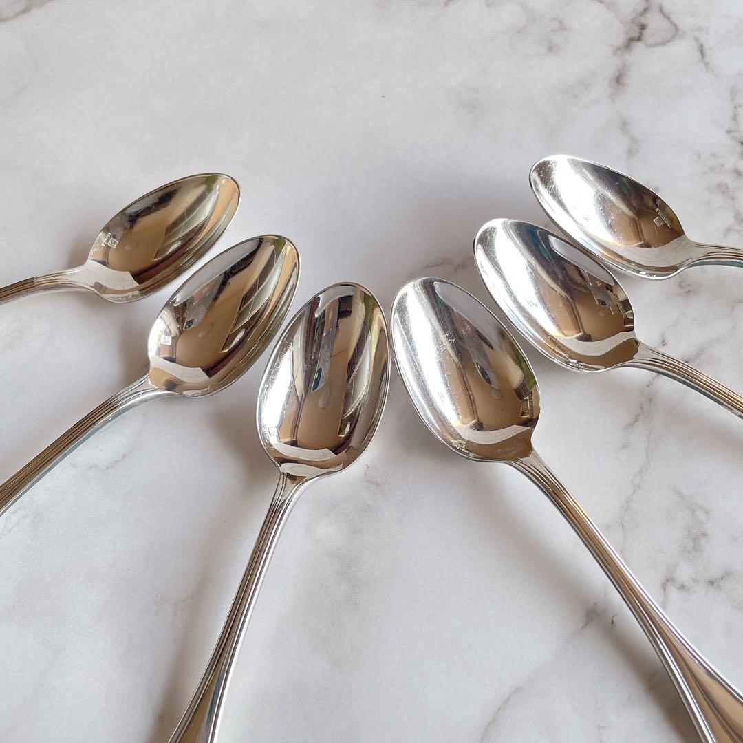 クリストフル コーヒースプーン アルビ シルバーコーティング　6本セット