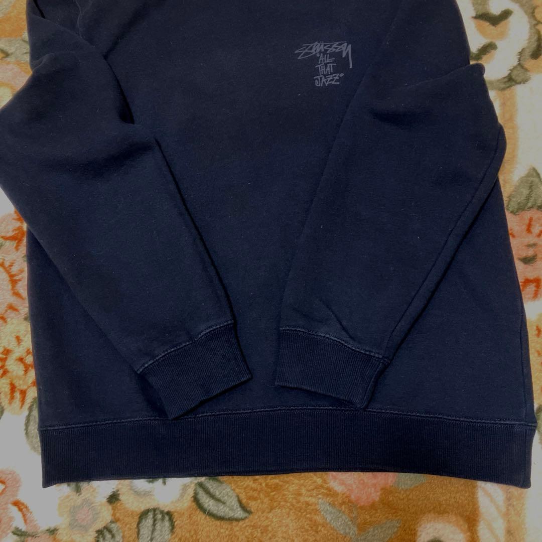 Stüssy ブラック スウェット　シャドーマン