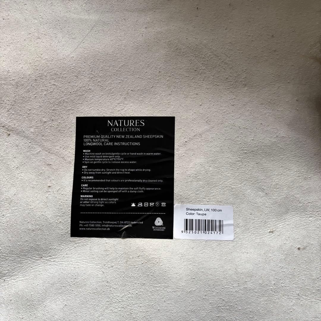 Natures Collection ニュージーランドシープスキンラグ L