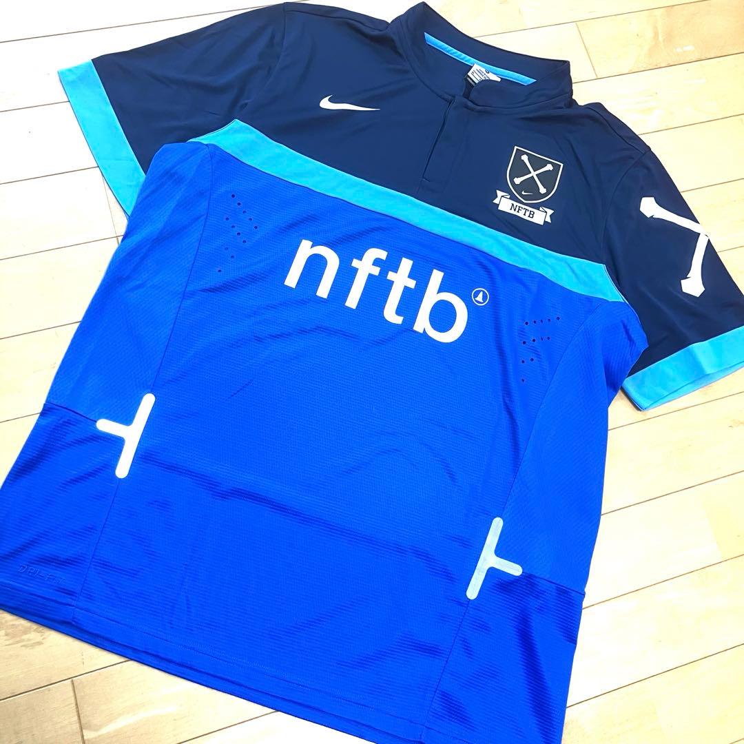 h*4様 極美品希少人気カラーNIKEナイキ NFTBピステプラクティスシャツセ