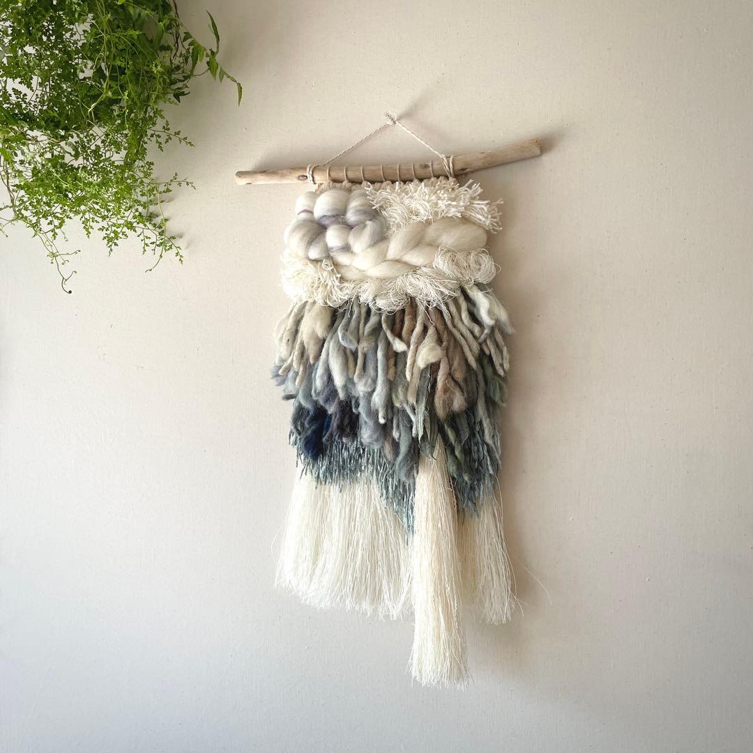 【一点もの】流木 ウィービング タペストリー 『木霊』