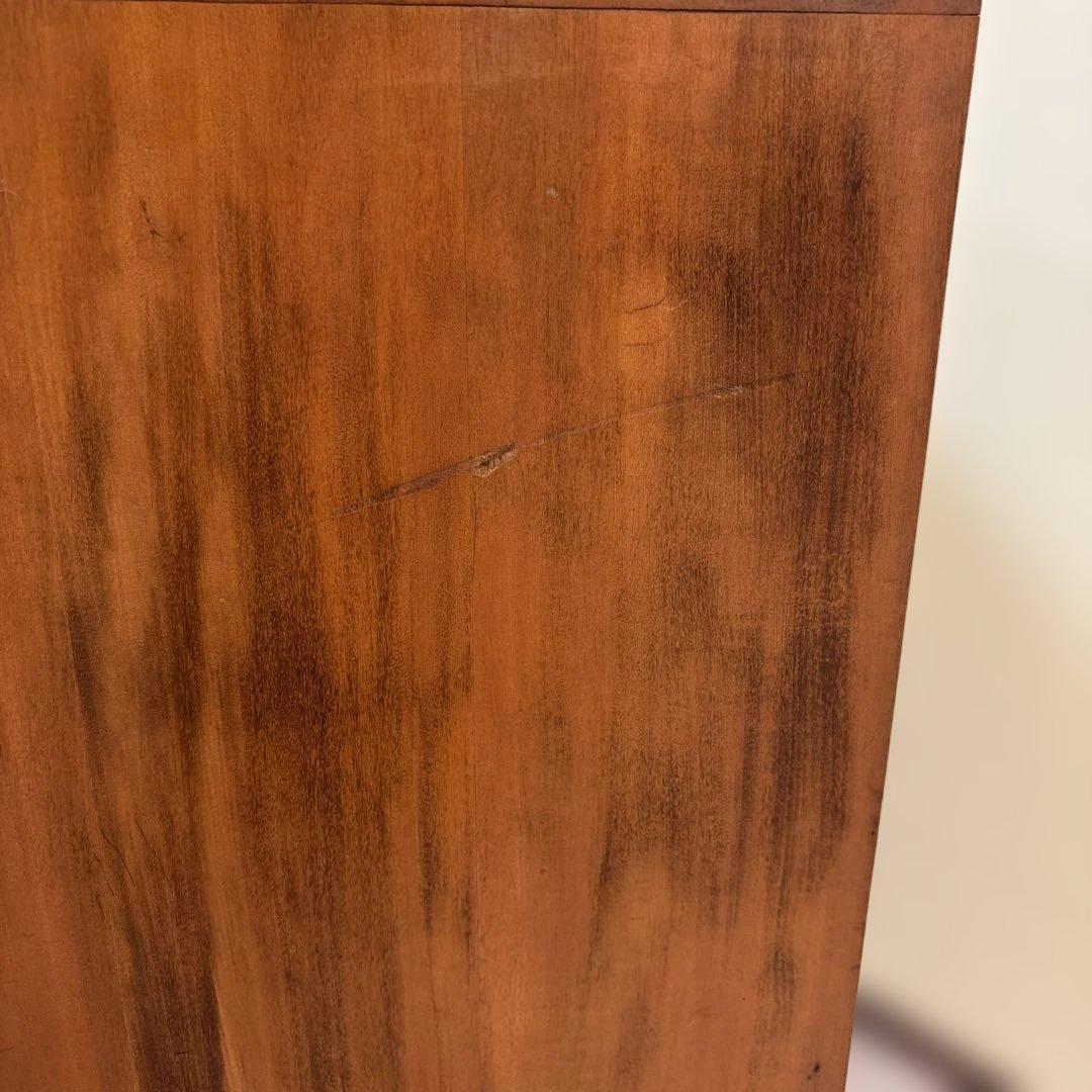 【最終値下げ】アンティーク　木製レコードラック｜ウッドラック　古家具　レコード