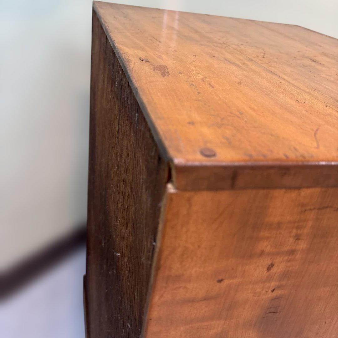 【最終値下げ】アンティーク　木製レコードラック｜ウッドラック　古家具　レコード