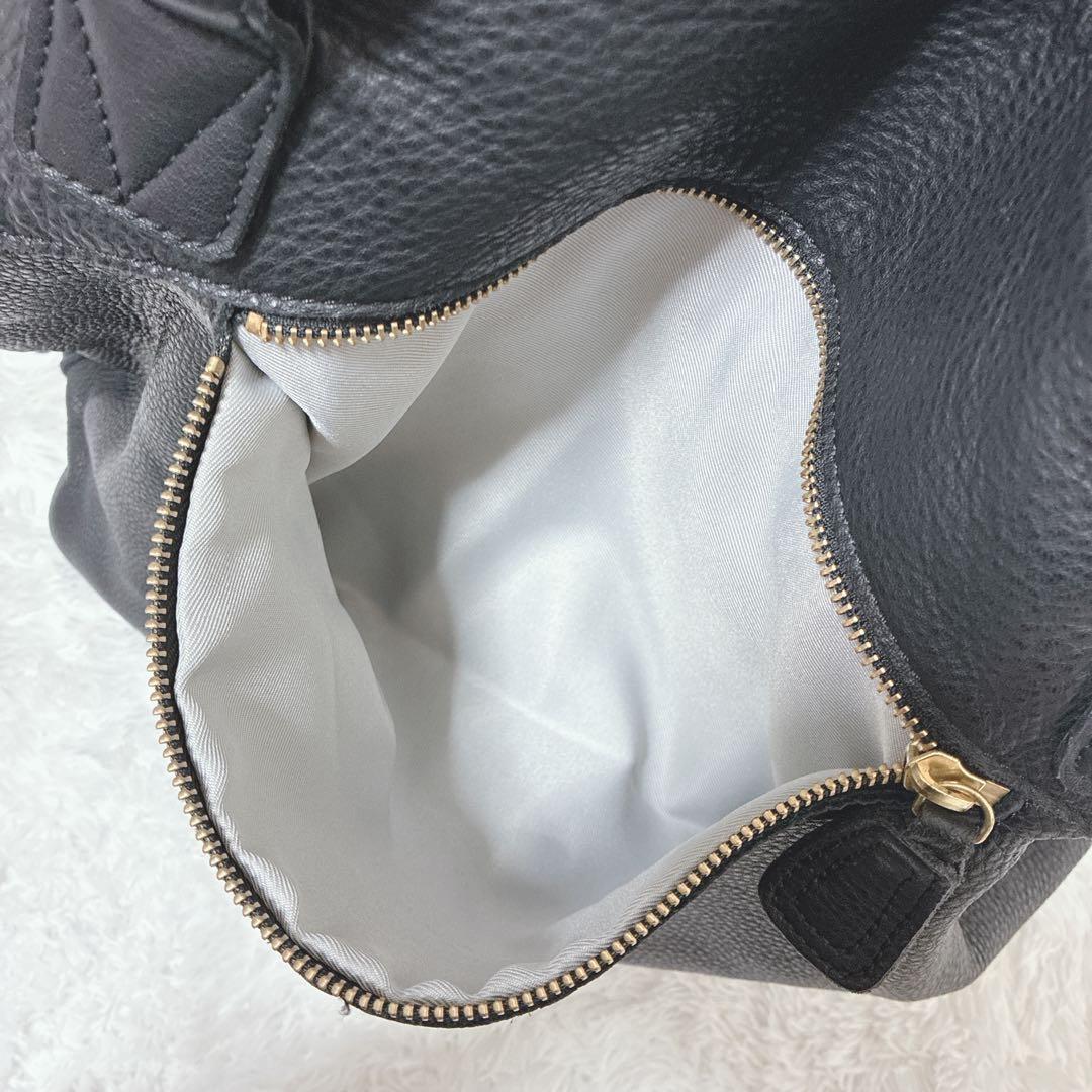 ✨美品✨　ear PAPILLONNER レザー 2WAY トートバッグ　大容量