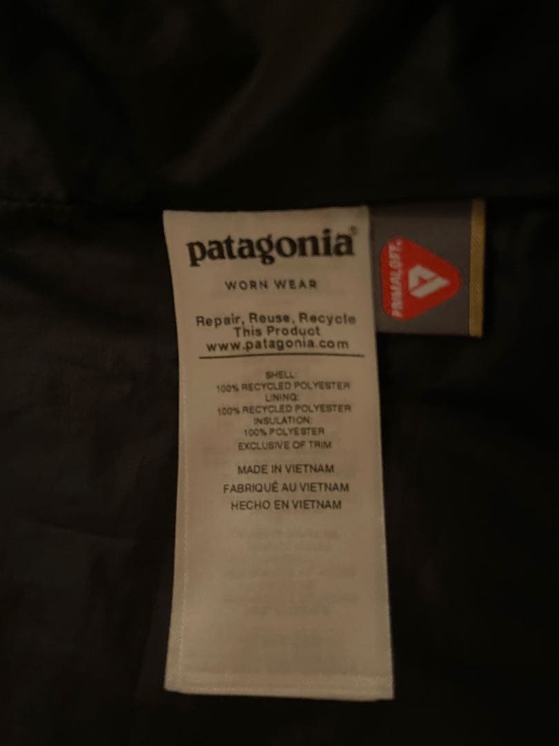 パタゴニア　ナノパフフーディー　ブラック　Sサイズ