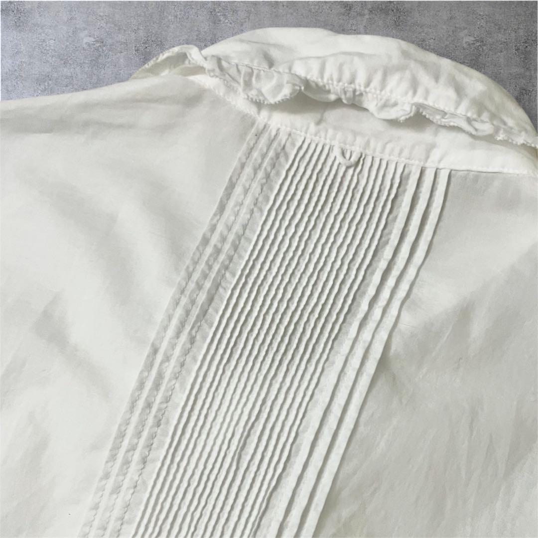 PINK HOUSE ピンクハウス フリル リボン ボウタイブラウス